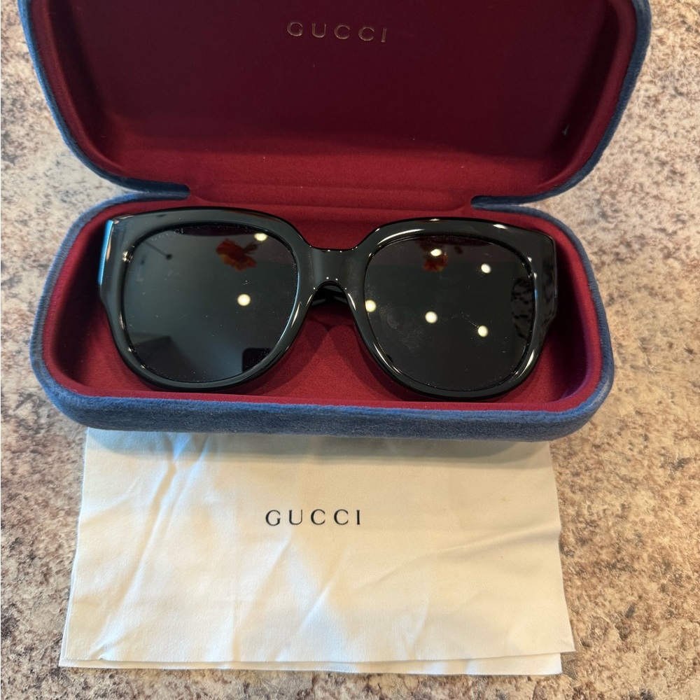 Gucci Women's Black Sunglasses